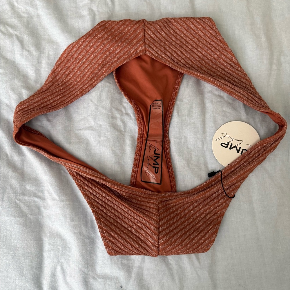 JMP The Label Brown Ribbed Bikini Set - Picture 4 of 4